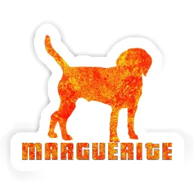 Hound Sticker Marguerite Image