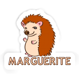 Hérisson Autocollant Marguerite Image