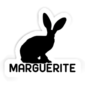 Marguerite Autocollant Lapin Image