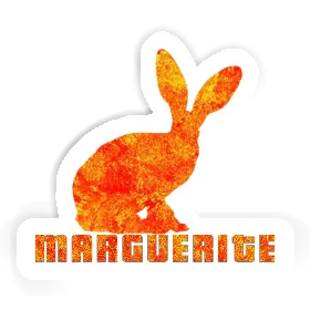 Marguerite Autocollant Lapin Image