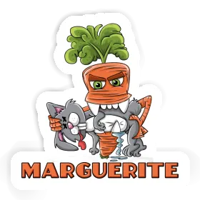 Sticker Marguerite Monster Carrot Image
