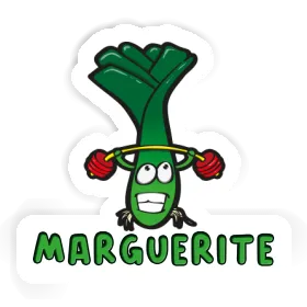 Autocollant Poireau Marguerite Image