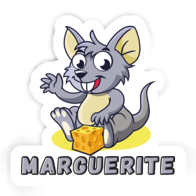 Sticker Marguerite Mouse Image