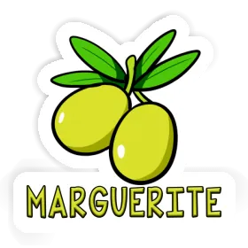 Marguerite Autocollant Olive Image