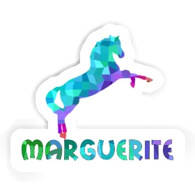 Autocollant Cheval Marguerite Image