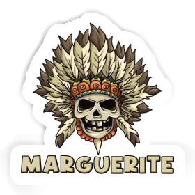Sticker Marguerite Kids Skull Image