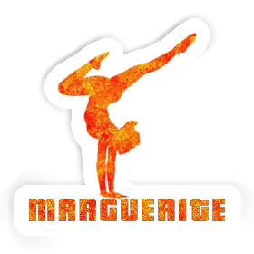 Autocollant Femme de yoga Marguerite Image