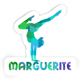 Autocollant Marguerite Femme de yoga Image