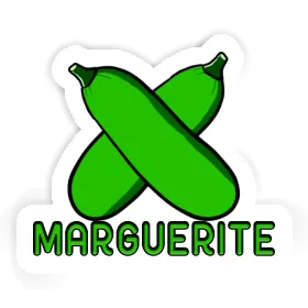 Courgette Autocollant Marguerite Image