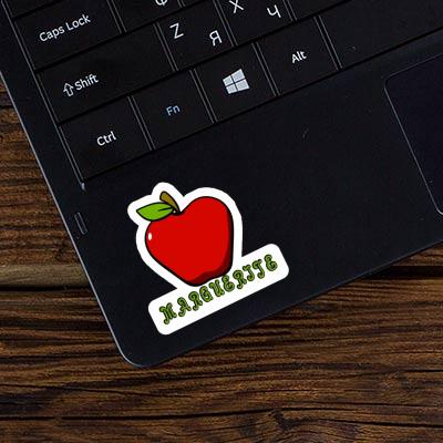 Apple Sticker Marguerite Notebook Apple Sticker Marguerite Notebook Image