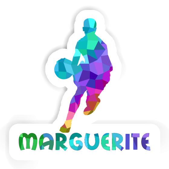 Autocollant Joueur de basket-ball Marguerite Laptop Autocollant Joueur de basket-ball Marguerite Laptop Image