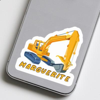 Bagger Aufkleber Marguerite Bagger Aufkleber Marguerite Image