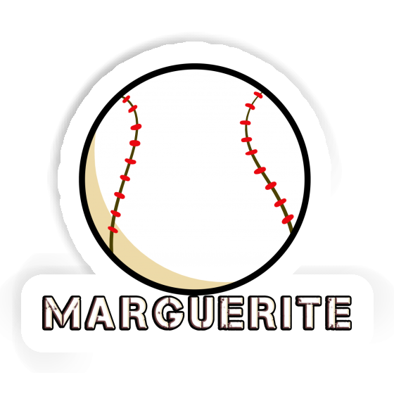 Marguerite Autocollant Balle de baseball Laptop Image
