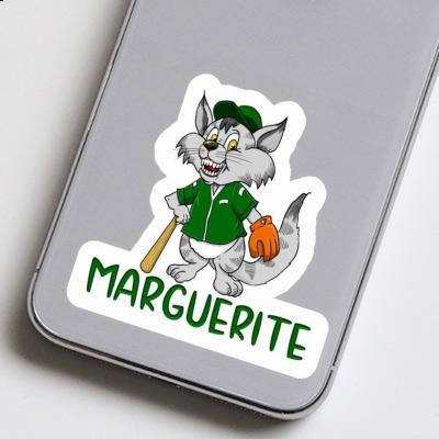 Chat de baseball Autocollant Marguerite Notebook Chat de baseball Autocollant Marguerite Notebook Image