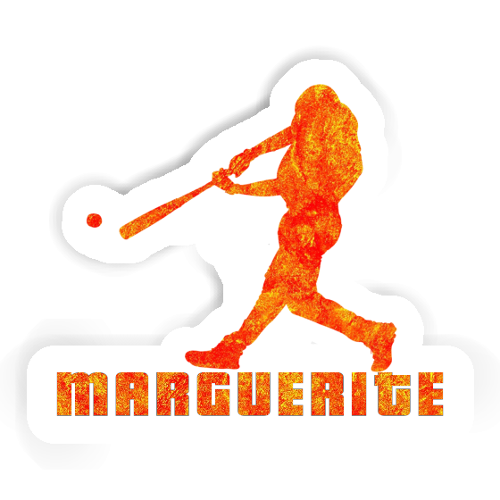 Marguerite Sticker Baseball Player Notebook Marguerite Sticker Baseball Player Gift package Image