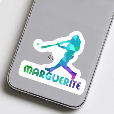 Baseballspieler Sticker Marguerite Laptop Baseballspieler Sticker Marguerite Laptop Image