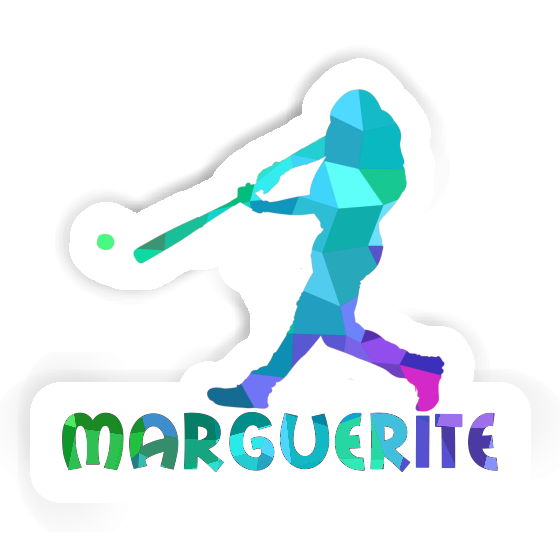 Marguerite Sticker Baseball Player Laptop Marguerite Sticker Baseball Player Laptop Image