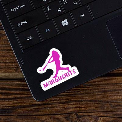 Baseball Player Sticker Marguerite Notebook Baseball Player Sticker Marguerite Gift package Image
