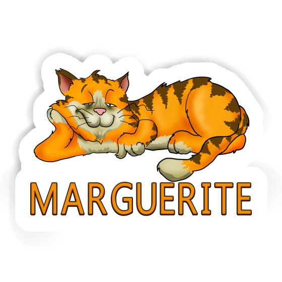 Aufkleber Katze Marguerite Notebook Aufkleber Katze Marguerite Notebook Image