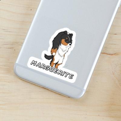 Marguerite Sticker Shetland Sheepdog Notebook Image