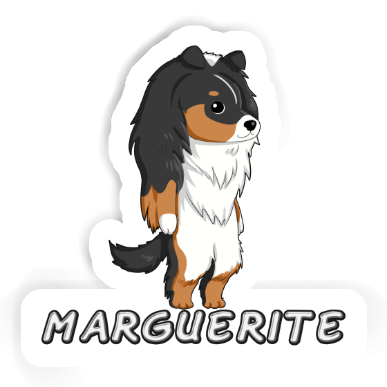 Aufkleber Schäferhund Marguerite Image