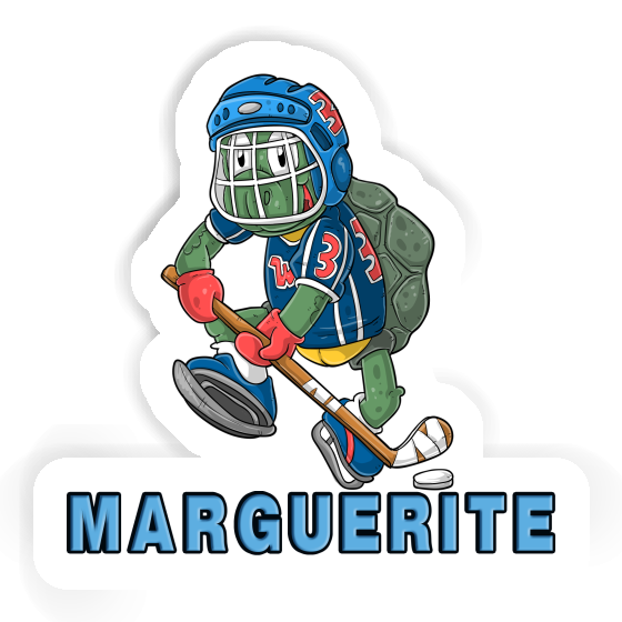 Marguerite Sticker Eishockeyspieler Notebook Marguerite Sticker Eishockeyspieler Gift package Image