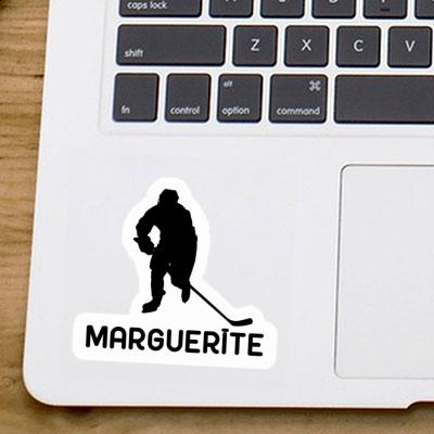 Aufkleber Marguerite Eishockeyspieler Aufkleber Marguerite Eishockeyspieler Image