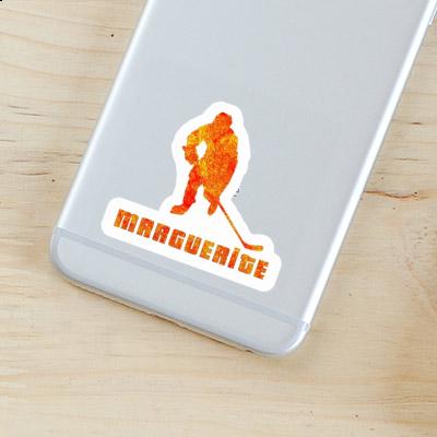 Aufkleber Marguerite Eishockeyspieler Aufkleber Marguerite Eishockeyspieler Image