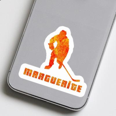 Joueur de hockey Autocollant Marguerite Notebook Joueur de hockey Autocollant Marguerite Notebook Image