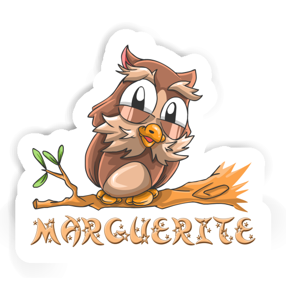 Hibou Autocollant Marguerite Image