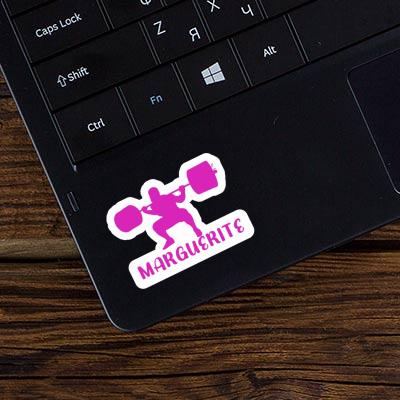 Marguerite Autocollant Haltérophile Laptop Marguerite Autocollant Haltérophile Laptop Image