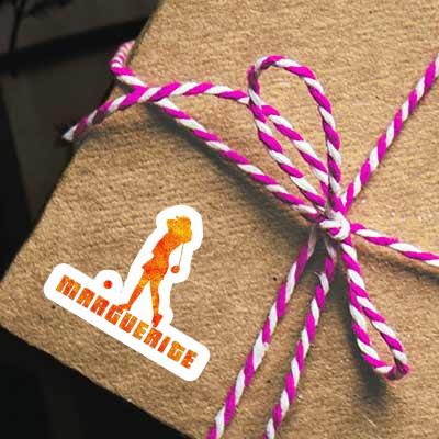 Aufkleber Golferin Marguerite Gift package Image