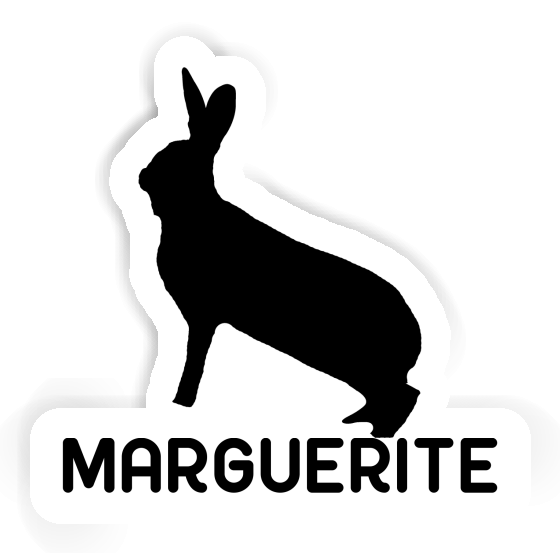Rabbit Sticker Marguerite Notebook Image