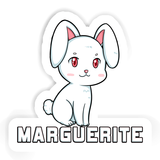 Marguerite Sticker Bunny Laptop Image