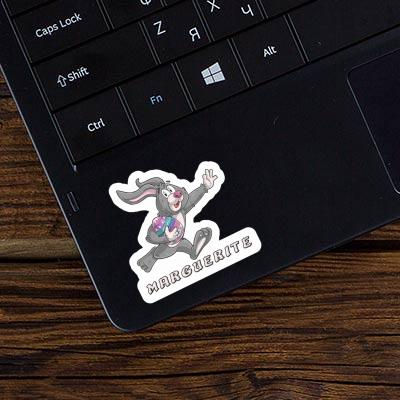 Autocollant Lapin de rugby Marguerite Laptop Autocollant Lapin de rugby Marguerite Laptop Image