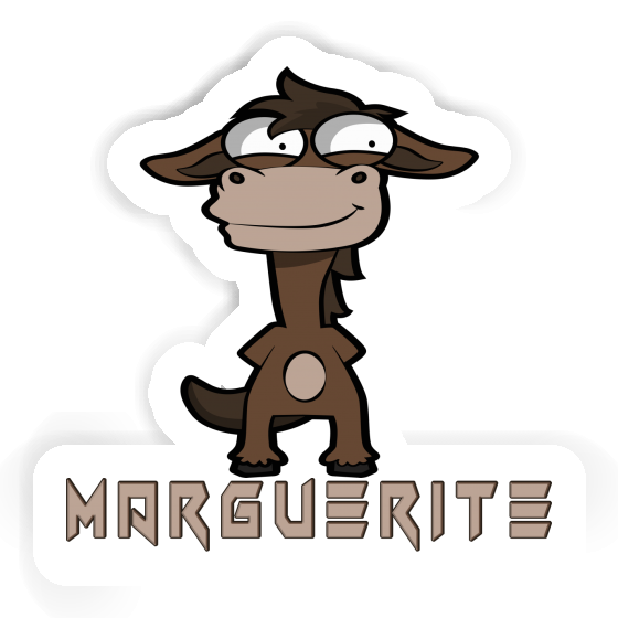 Standing Horse Sticker Marguerite Gift package Image