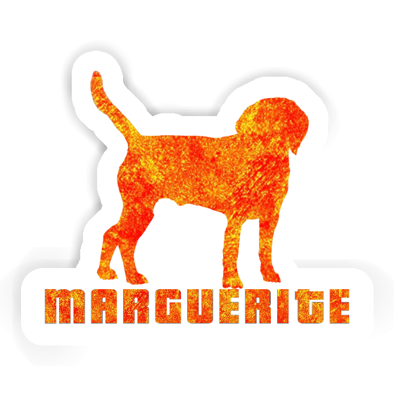 Hound Sticker Marguerite Image
