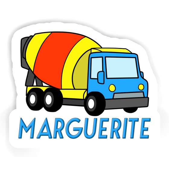 Autocollant Camion malaxeur Marguerite Autocollant Camion malaxeur Marguerite Image