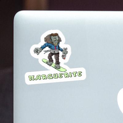 Autocollant Marguerite Snowboardeur Notebook Autocollant Marguerite Snowboardeur Notebook Image