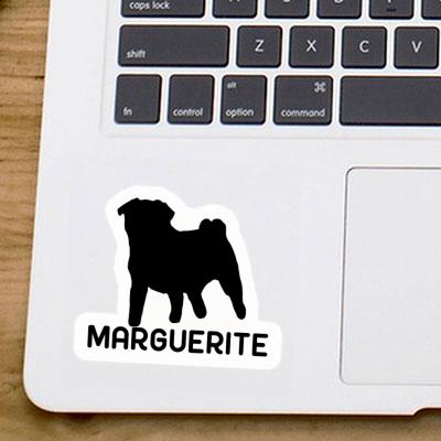Aufkleber Mops Marguerite Notebook Aufkleber Mops Marguerite Notebook Image