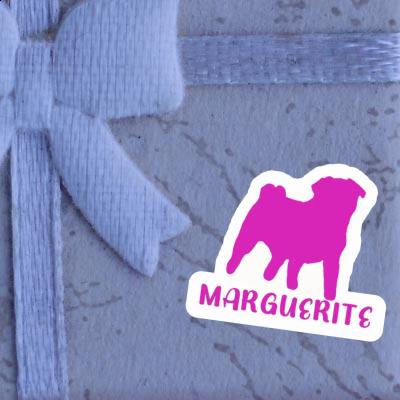 Aufkleber Mops Marguerite Notebook Aufkleber Mops Marguerite Gift package Image