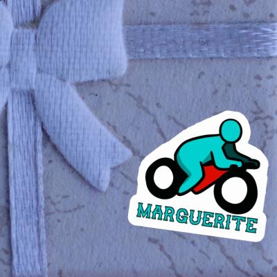 Motorradfahrer Sticker Marguerite Notebook Image