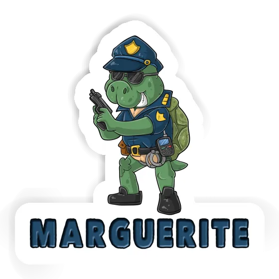 Sticker Polizist Marguerite Gift package Image