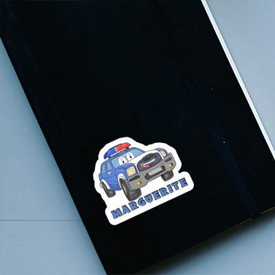Sticker Marguerite Police Car Notebook Sticker Marguerite Police Car Gift package Image