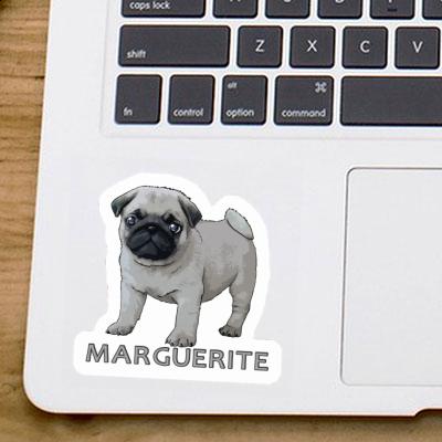 Sticker Pug Marguerite Laptop Sticker Pug Marguerite Laptop Image
