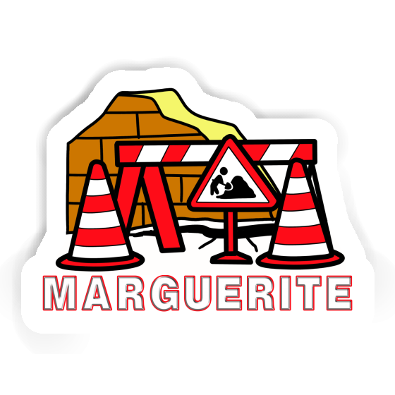 Construction de routes Autocollant Marguerite Laptop Image