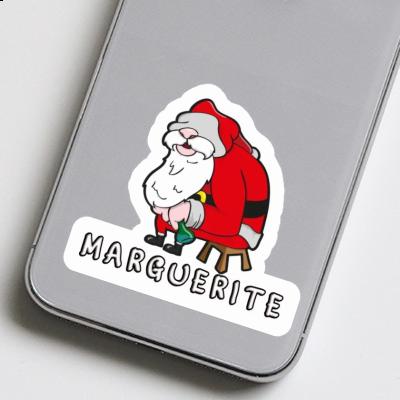Autocollant Père Noël Marguerite Image