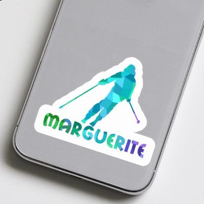 Marguerite Sticker Skier Marguerite Sticker Skier Image