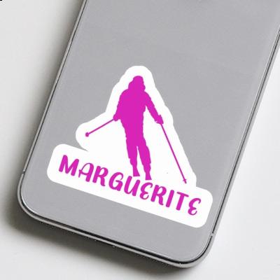 Marguerite Sticker Skier Laptop Image