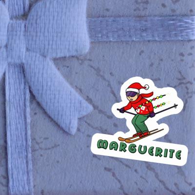 Marguerite Autocollant Skieur de Noël Gift package Image